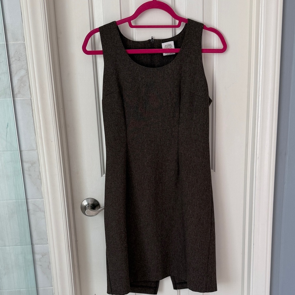 Brown  Sleeveless Dress, 5/6